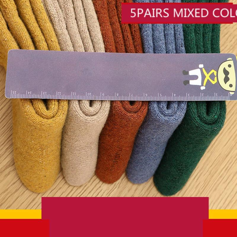 Women Winter Padded Warm Terry Hosiery Middle Tube Hosiery Floor Hosiery Imitation Rabbit Wool Towel