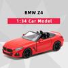 Kinsmart Bmw Z4 Sportwagen Legierung Druckguss Automodell 1/34 Spielzeug mit Rückzug für Kinder Geschenke Spielzeugsammlung