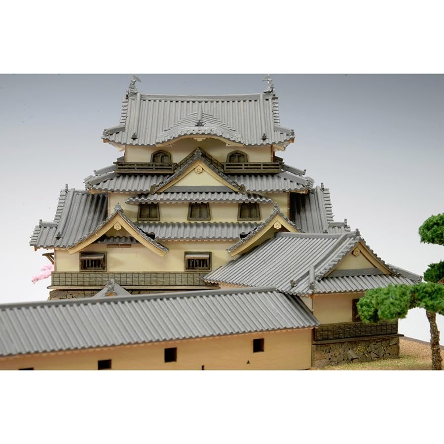 Woody Joe 1/150 Hikone Castle Wooden Model Assembly Kit (Building)