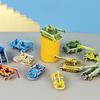 100Pcs/Set Kids 3D Puzzle Toy Number Animal Dinosaur Airplane Tank Spinning Top Cognition Jigsaw Assembly Educational Game Kit