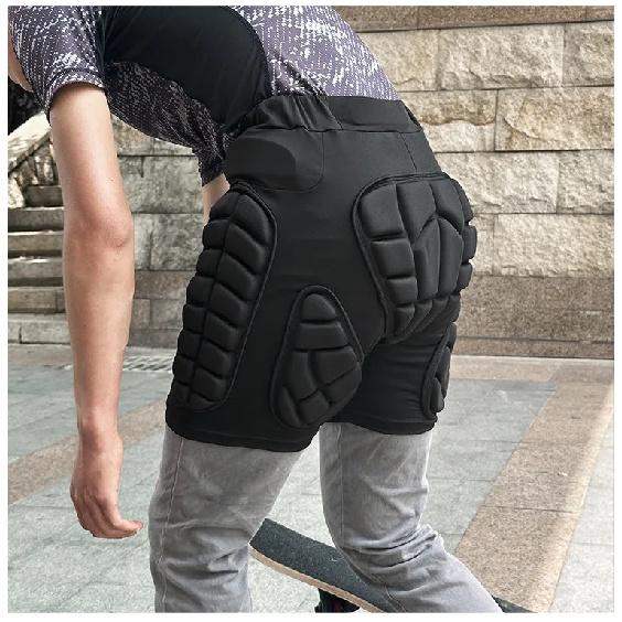 WOSAWE Hip Protector Motorcycle Shorts Skating Motocross Hip Butt Paddeds Skiing Snowboard Shorts Sports Protective Gear