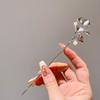 Retro Chinese Style Tassel Hair Clip For Women Hair Stick Pins Flower Handmade Hairpins Charm Jewelry Accessories Hair Ornaments