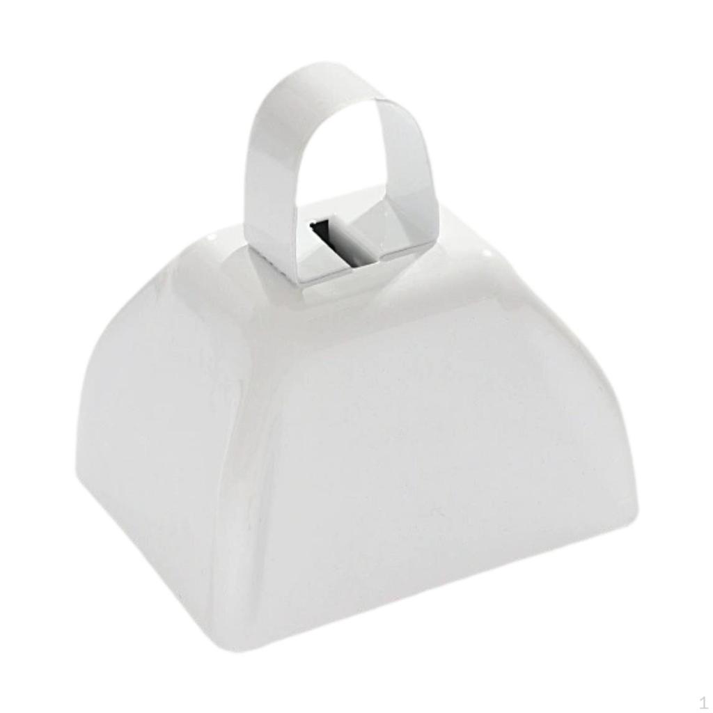 Loud Metal Cowbell with Handle for Sports Events, School, Year