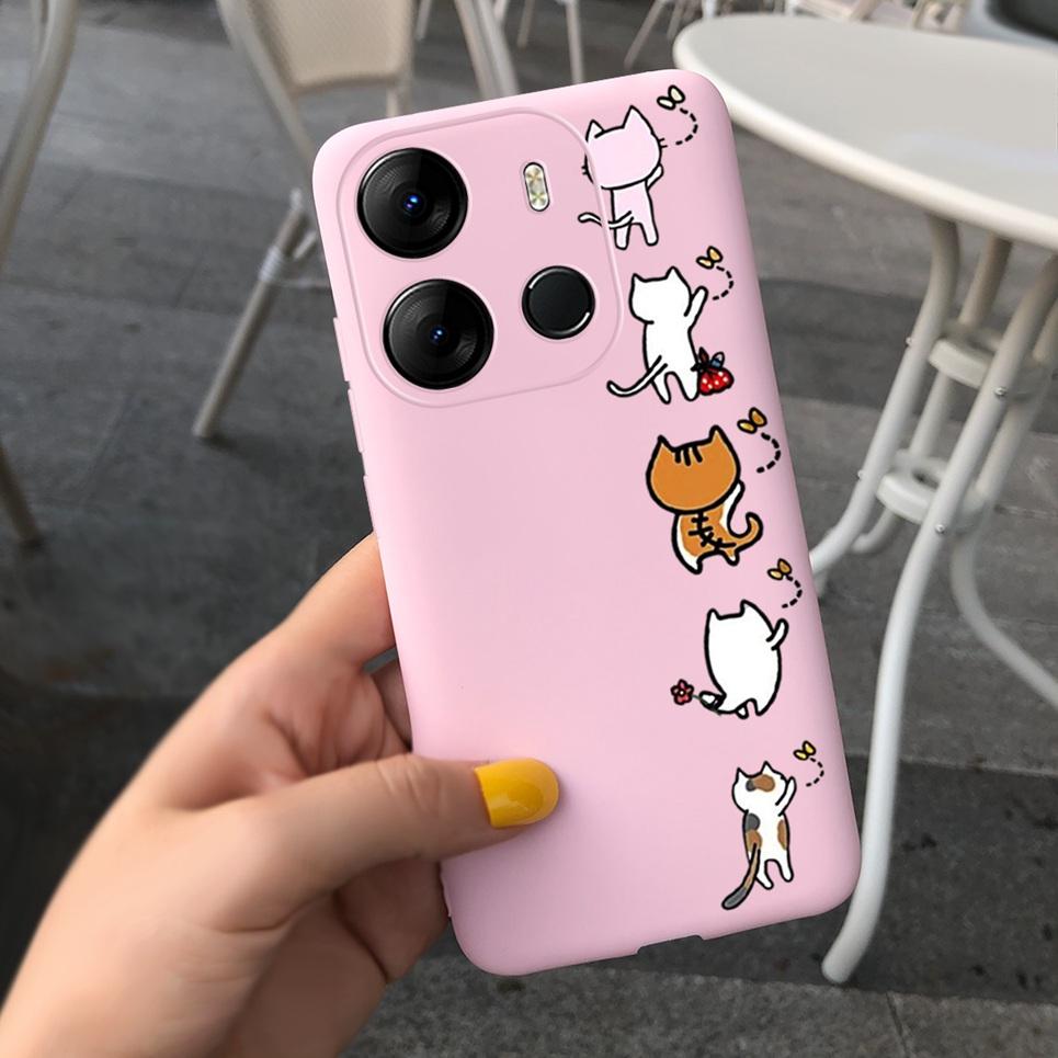 For Cover Tecno Pop 7 Pro Case Astronaut Dragon Silicone TPU Soft Back Cover Cases for Tecno Pop7 Pro BF7 Shockproof Bumper Capa