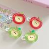 Delicious Big Apple Hair Clip Cute Sweet Girl Heart Cartoon Bangs Chuck Headdress Card Duckbill Clip Accessories