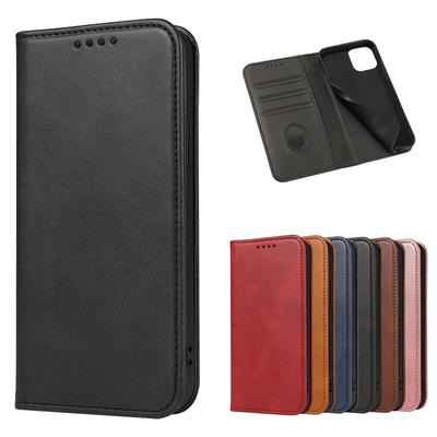 Magnetic Case for Coque iPhone 17 16 14 12 15 Pro Max Case for Funda iPhone 11 13 X XR SE Luxury Leather Flip Cover