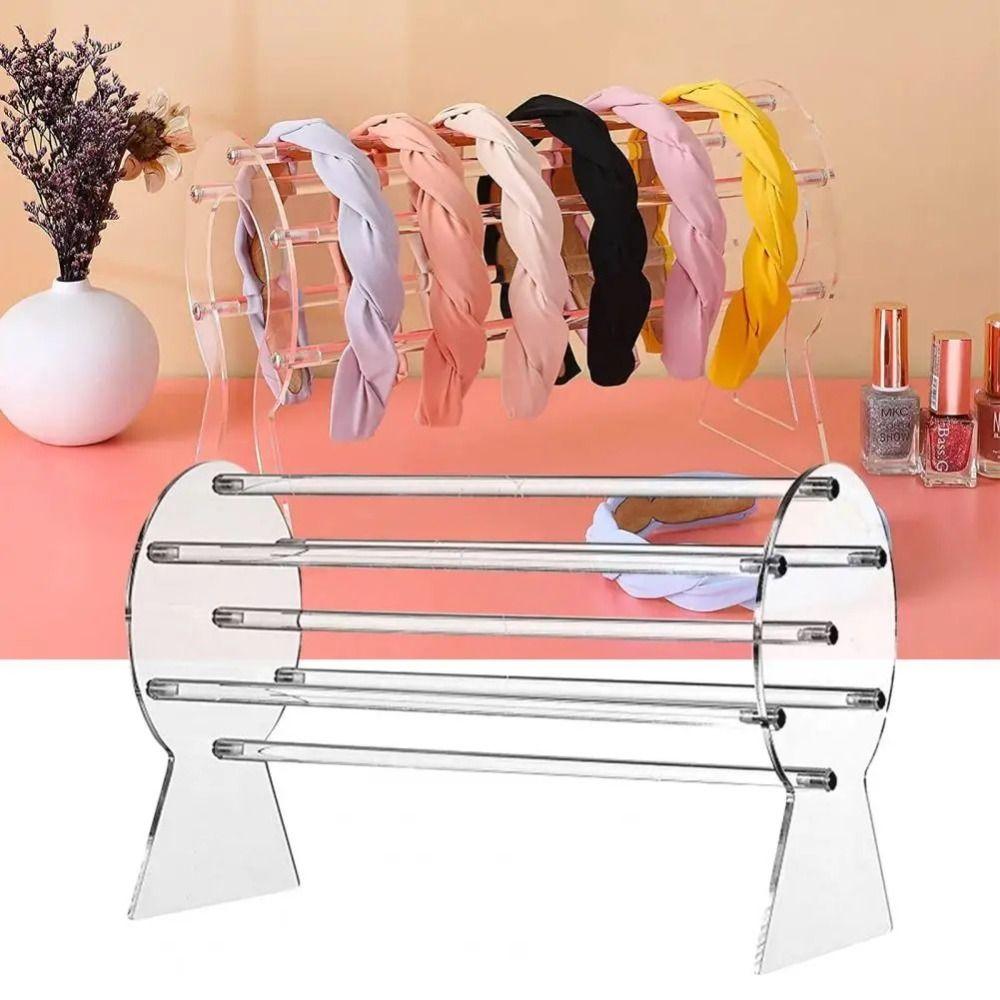 1/2 Layers Hairband Display Stand 360 Rotation Hair Hoop Holder Shelf  Bracelets