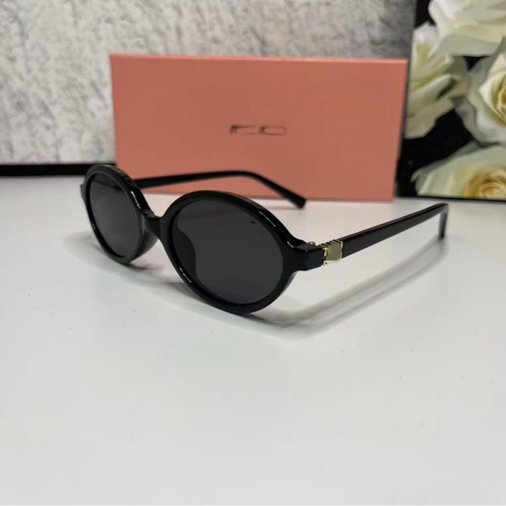 Mujia MU fashion sunglasses polarized high-quality sunglasses European and American small frame leopard print sunglasses oval