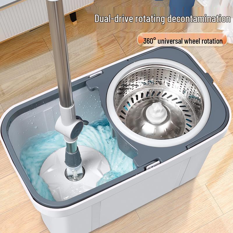 Spin Mop Household Double Drive 2025 Model - Automatic Spin Dry and Dehydration System