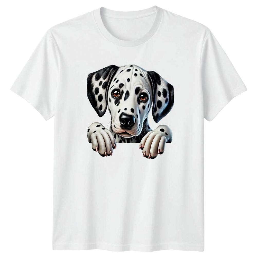 Dalmatian Dog Puppy Cute Peeking TShirt Dalmatian Dogs Birthday Gift For Him S
