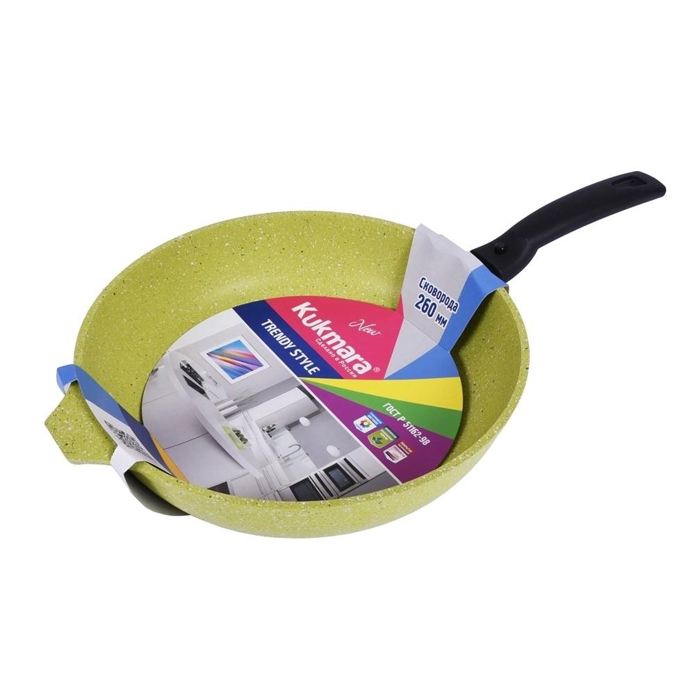 

Frying Pan Without Lid Kukmor 261tsl A ol Cast 26cm Removable handle Trendy Style Lime
