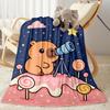 1pc Cute Bear Watching Stars Blanket Comfortable Soft Lightweight All Season Multi Purpose Blanket Travel Camping Picnics Sofa Office bedroom Friends