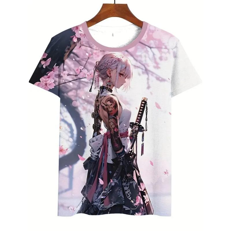 New Anime 3D Printing T-Shirts Summer Men Women Short Sleeve Round Neck T Shirt