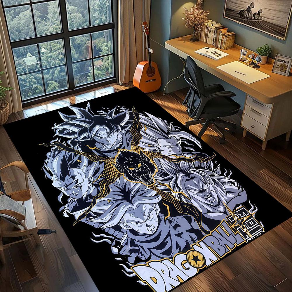 

DragonBall anime character Carpet for Living Room Bedroom Home Decor Cool Movie Mat Play Floor Mat 60x90cm
