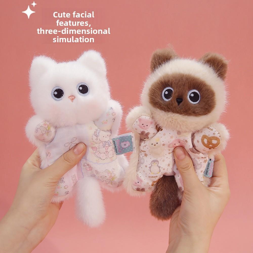 Plush Cat Plushie With Soft Polyester Fiber For Kids And Gift Giving