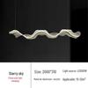 Wave Ribbon Minimalist Chandelier - Luxury Designer Light for Modern Hotel Bars and Restaurants