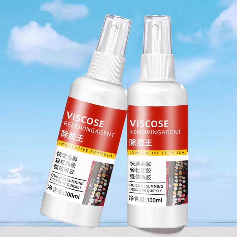 100ml Adhesive Remover Gentle Cleaning Agent for Poster Adhesive Self Adhesive Cleaner Double Sided Glue Removal Spray