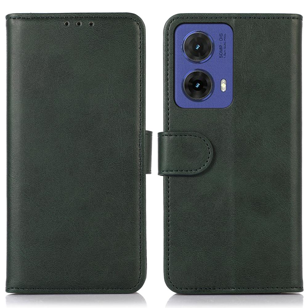 For Motorola Moto G85 5G/S50 Neo 5G Case Cowhide Texture Leather Stand Wallet Phone Shell