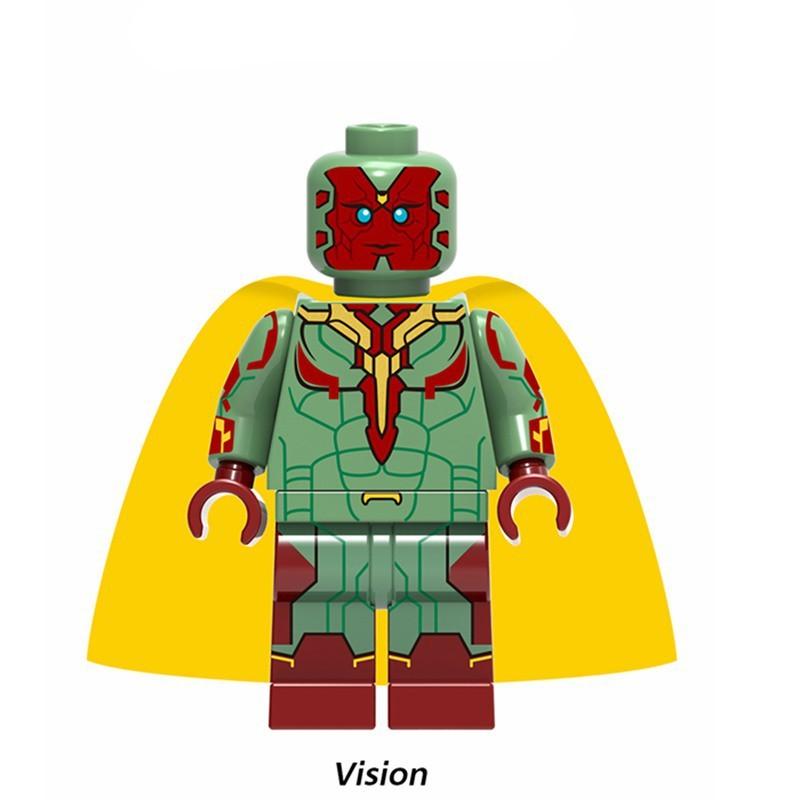 Lego Hulk Outrider Iron Man Thor Spiderman Thanos Avengers Minifiguren Bausteine Spielzeug