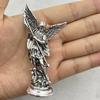 Saint Michael Archangel Figurine, Sacred Angel Michael's  Sculpture, Zinc Alloy Statue for Home Desk Decor
