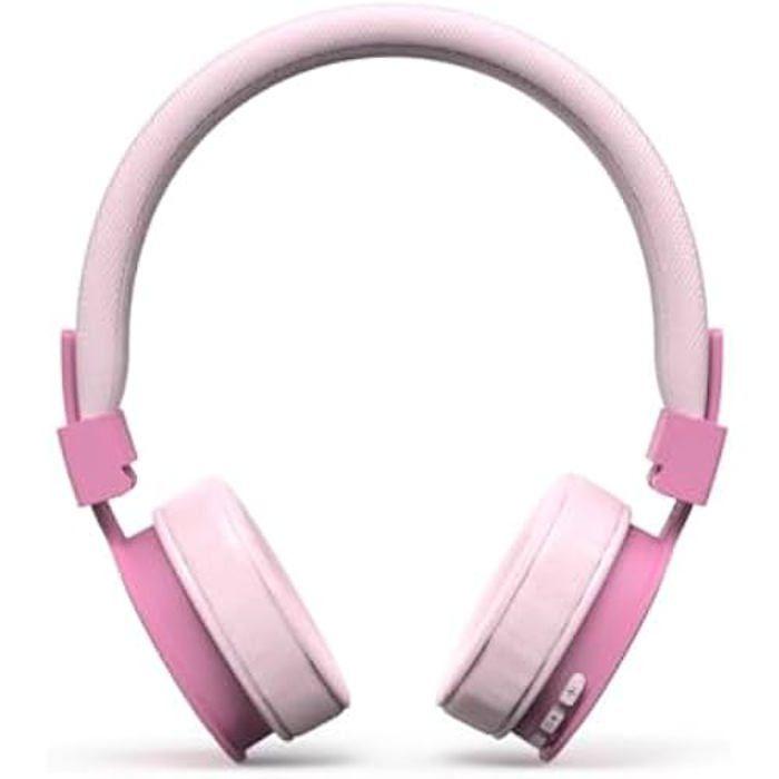 Casque sans Fil - HAMA - Modèle Rose - Bluetooth - Microphone Intégré - Stéréo