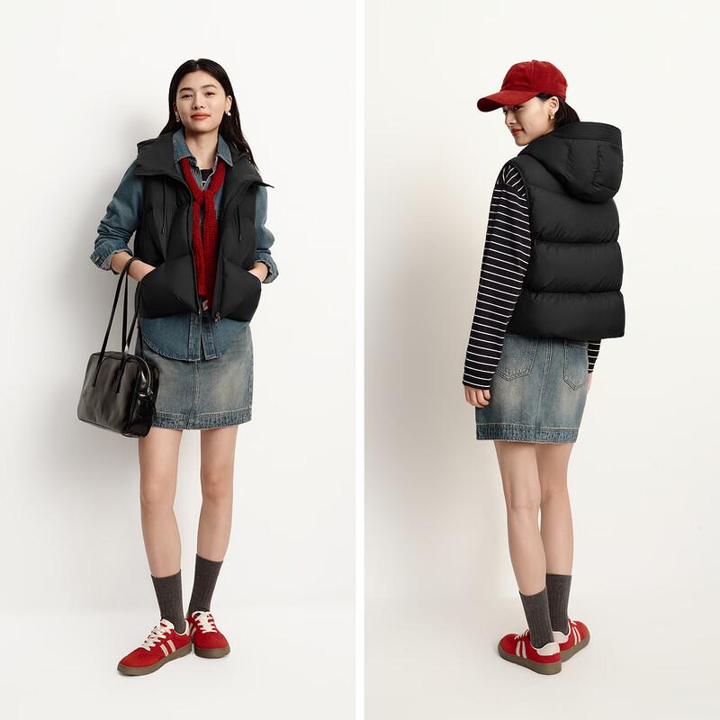 Semir Women's Hooded 90% Down Vest