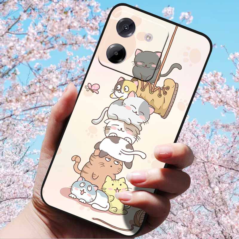 For Xiaomi Poco M7 Pro 5G 6.67"Cases Bumper Silicone TPU Fashion Back Cover Cases For Poco M7 Pro 5G Protective TPU Coque M7Pro