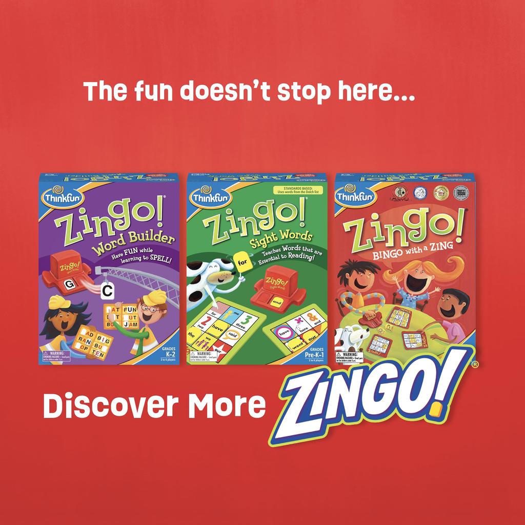 ThinkFun "Jingo 1-2-3" 7703, a game to develop English (multilingual) skills, with Japanese instructions, ages 4 and up