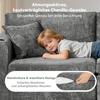 2-seater relax sofa for small spaces, made of soft chenille fabric, suitable for living room, study, guest room and apartments, Gray