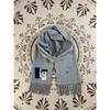 Ralph Lauren Pony Embroidered Tassel Scarf Faux Cashmere Winter Warm Neck Warmer