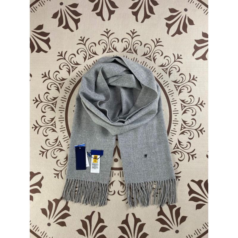 Ralph Lauren Pony Embroidered Tassel Scarf Faux Cashmere Winter Warm Neck Warmer