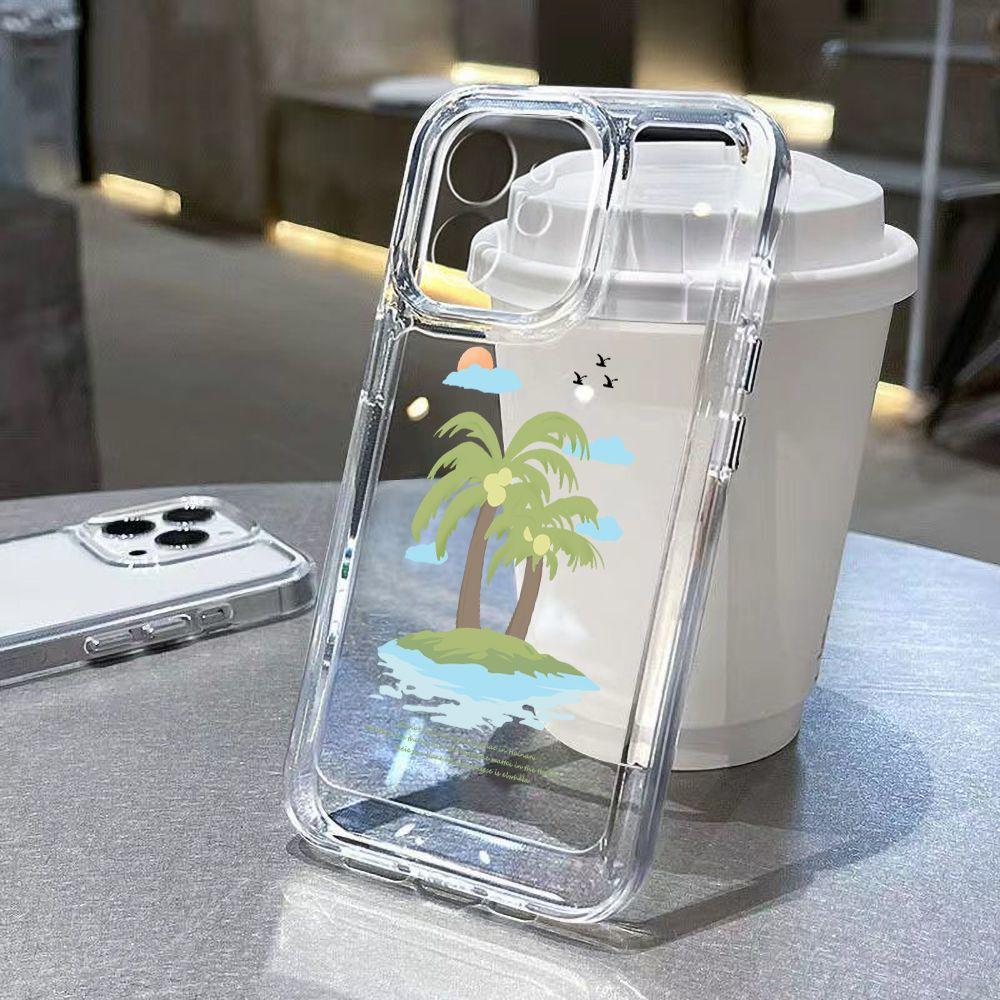 Island Coconut Apply to iPhone17promax Mobile Phone Case 16 Summer 15/14 Apple 12 All Inclusive 13 Fine Pores x