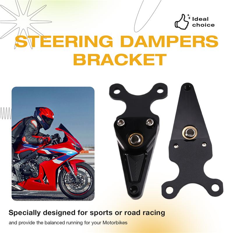 Motorcycle Steering Stabilizer Bracket Kit For Honda CBR650R CBR 650R 2019-2026 Damper Mounting Bracket Kit
