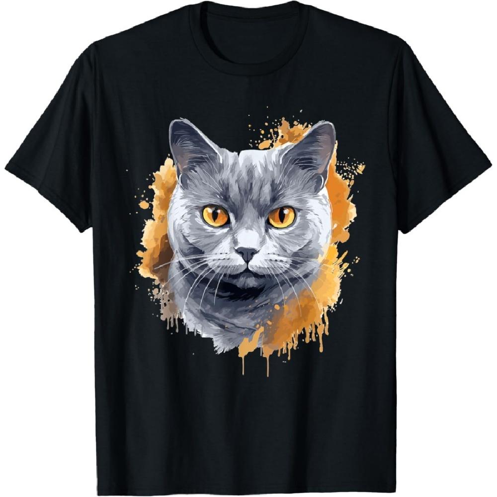 

British Shorthair Cats British Shorthair Cat T-Shirt for Men Women Kids S