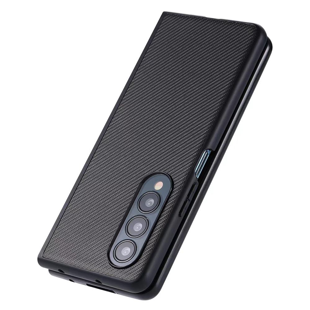 VILI TC Series for Samsung Galaxy Z Fold4 5G Phone Case Kevlar Fiber Leather Coated PC+TPU Cover