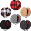 6 Pairs Earmuffs Bandless Fleece Ear Warmers Winter Ear Covers Unisex, 6 Colors - PJ