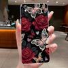 Phone Case For Vivo Y51 2015 (16GB) Old Version Butterfly Bow Protective Thin Casing Transparent Soft Silicone TPU Cover