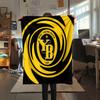 1 Manta de Franela con Estampado del BVB, Alta Calidad para Todas las Estaciones, Decoración del Hogar, Calidez y Comodidad, Perfecta para Regalos de Navidad