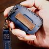 HALLMO Handmade Luxury Leather Car Key Case For Volkswagen Folding Keys