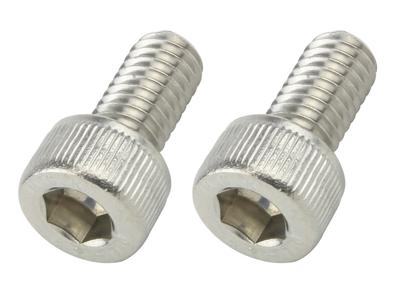 POSH FAITH Motorcycle Supplies Cap Bolt Stainless Steel 2 Pieces