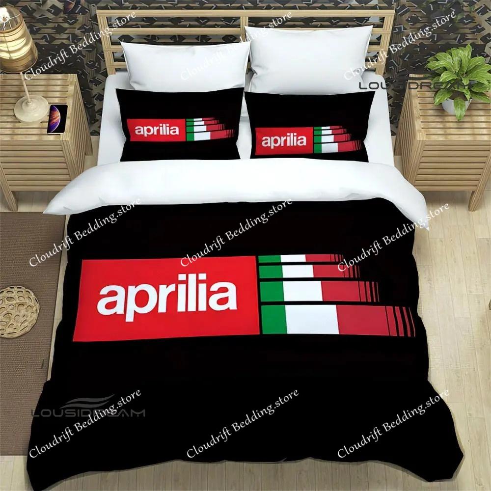 Aprilia Motorcycle Print Bedding Sets Exquisite Bed Supplies Set Duvet Cover Bed Comforter Set Bedding Set Luxury Birthday Gift