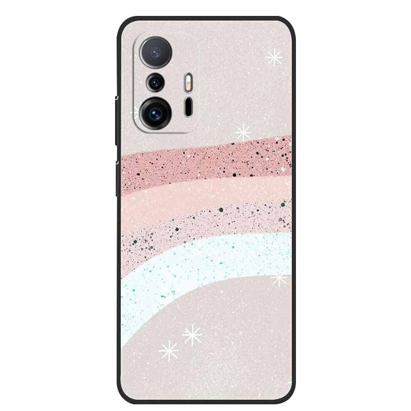 

For Xiaomi 11T Pro Case Luxury Camera Protector Soft Silicone Phone Back Cover Cases for Xiaomi Mi 11T Pro 5G 6.67 Inches Fundas Xiaomi 11T