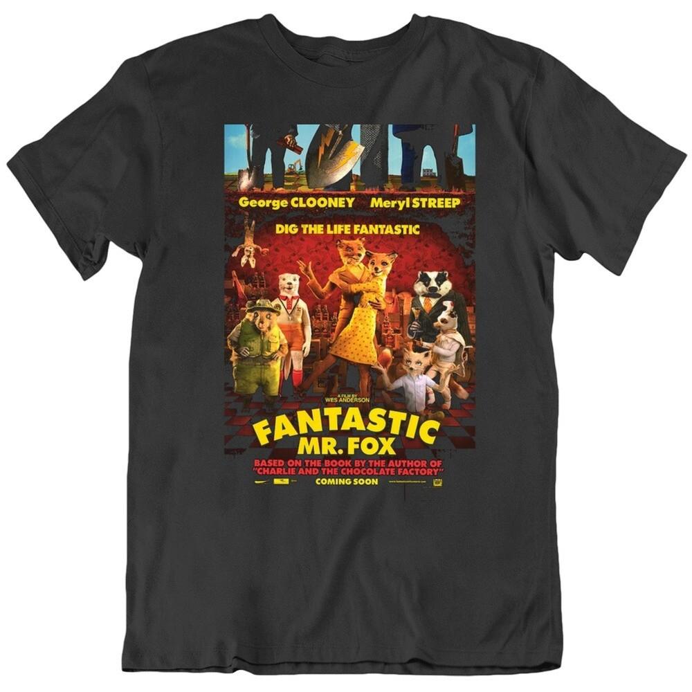 Fantastic Mr Fox  Movie Poster Fan T Shirt Unisex T-Shirt XXXXL