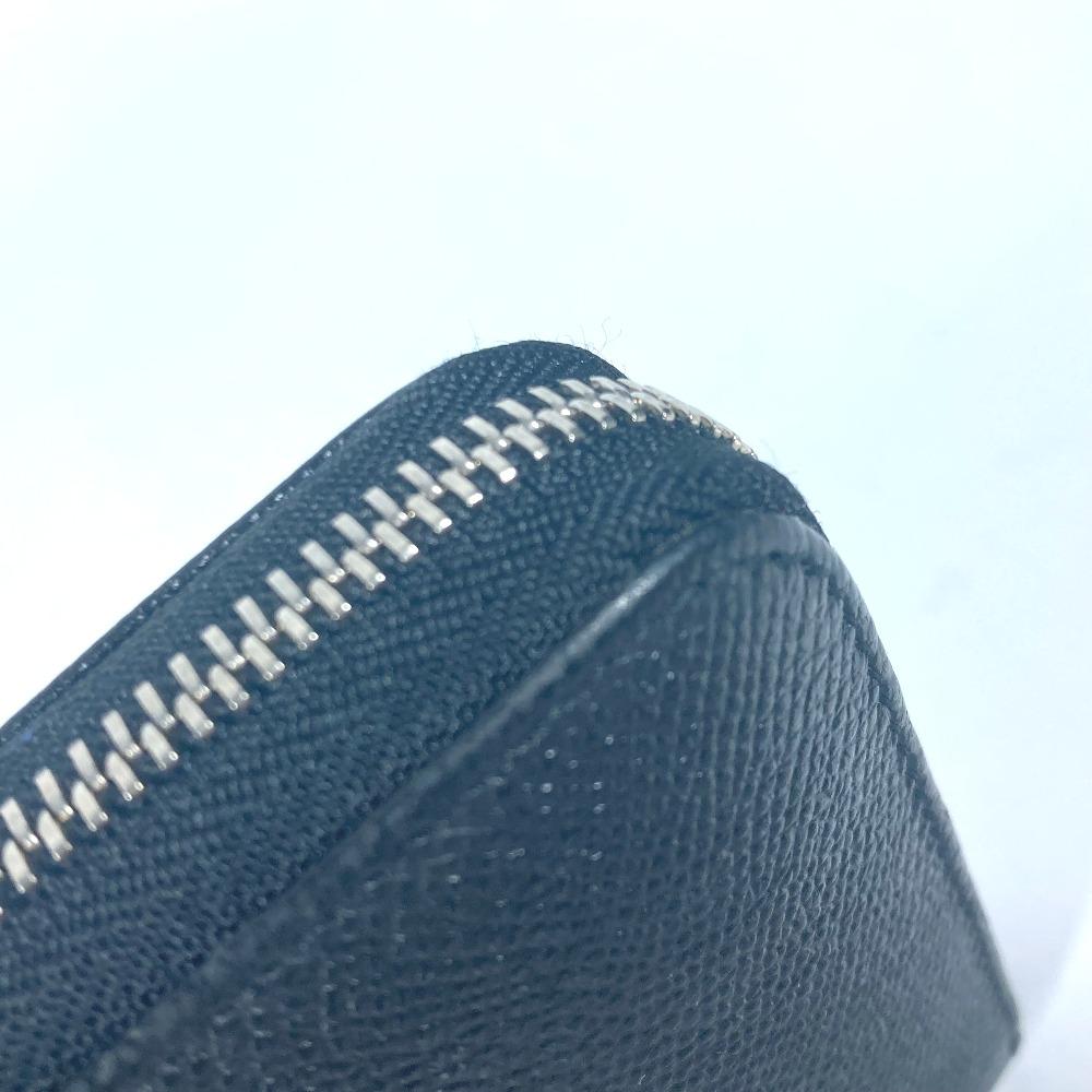 BVLGARI Bulgari Bulgari Zip Around Long Wallet Leather Black