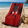 Chicago-Bulls Logo Beach Towel Microfiber Beach Towel, Lightweight and Quick-Dry, for Summer Travel, Swimming Pool Fan Birthday Gift