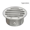 Steel Anti-blocking Drainage Plumbing Fitting Roof Floor Drain Rain Pipe Cap Balcony Drainage Cover