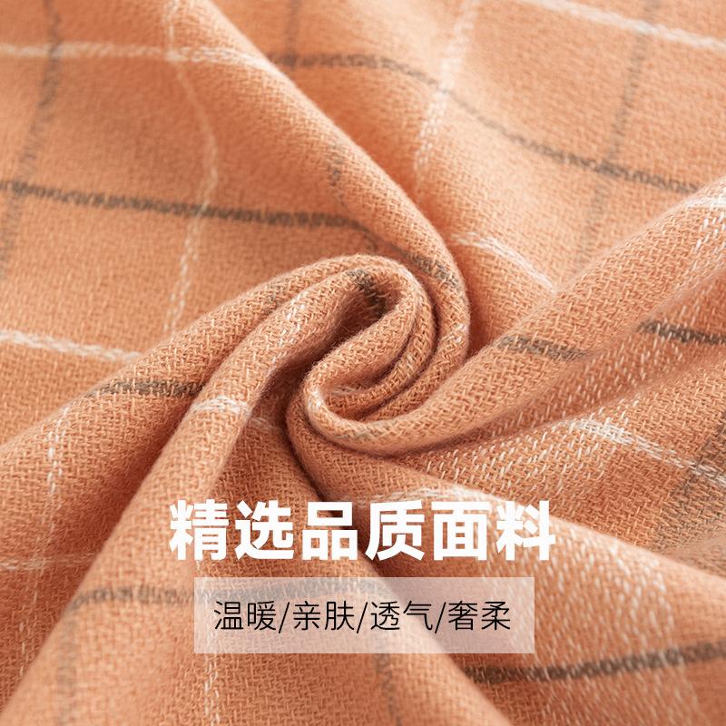 Imitation Cashmere Scarf Women's Winter Versatile Dual-purpose Plaid Thickened Warm Fashion Windproof Cold Warm Shawl