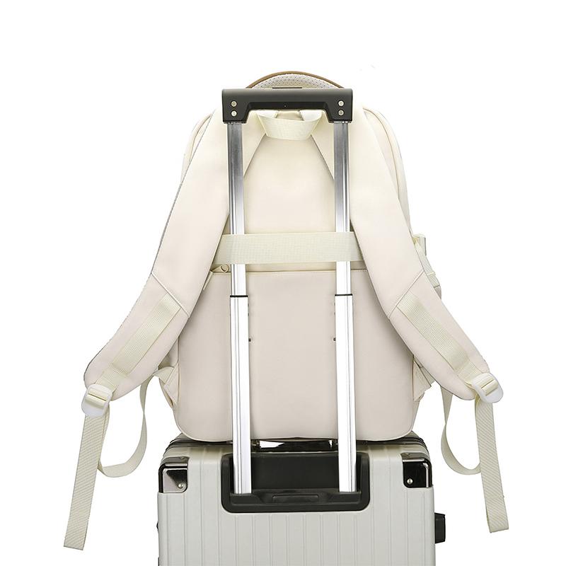 Junior High School Student Schoolbag Children Contrast Color Backpack Women's Large Capacity Backpack