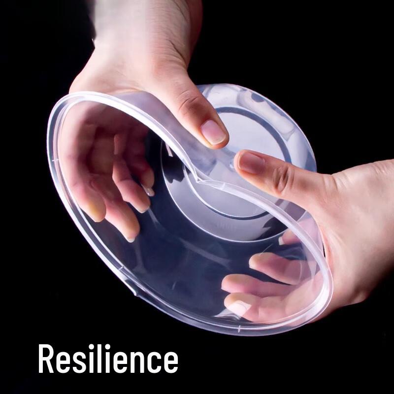 Disposable Round Plastic Takeout Containers with Lids