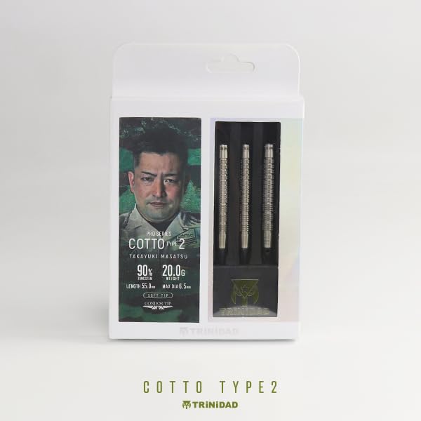 TRiNiDAD COTTO2 2BA by Takayuki Masatsu Trinidad Pro COTTO2 Dart Barrel